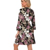 image:imagePrinStory Robes for Women Short Knit Bathrobe S2XLFpbig Leaf Pink