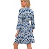 image:imagePrinStory Robes for Women Short Knit Bathrobe S2XLFpblue Cyan Porcelain