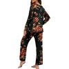 image:imagePrinStory Womens Pajama Sets Long Pjs Soft Lounge SetsFpbrown Black