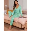 image:imagePrinStory Womens Pajama Sets Long Pjs Soft Lounge SetsFpgreen Butterfly