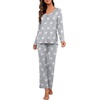 image:imagePrinStory Womens Pajama Sets Long Pjs Soft Lounge SetsFppink Star