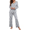 image:imagePrinStory Womens Pajama Sets Long Pjs Soft Lounge SetsFppink Star