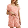 image:imagePrinStory Womens Pajama Sets Soft Pjs Set Lounge Set with Pockets S2XLFporange Sunflower