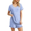 image:imagePrinStory Womens Pajama Sets Soft Pjs Set Lounge Set with Pockets S2XLFpspot Blue