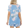 image:imagePrinStory Womens Pajama Sets Soft Pjs Set Lounge Set with Pockets S2XLKapok Light Blue