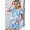 image:imagePrinStory Womens Pajama Sets Soft Pjs Set Lounge Set with Pockets S2XLKapok Light Blue