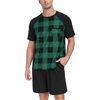 09-black Green Gird