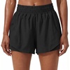 image:imagePrinStory Athletic Shorts for Women High Waisted Running Shorts 3 XS2XLBlack