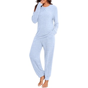 image:imagePrinStory Womens Pajama Sets Loose Pjs 2 Piece Lounge SetAzure