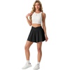 image:imagePrinStory Athletic Shorts for Women Flowy 2 in 1 Running Shorts 6 XSXLBlack