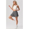 image:imagePrinStory Athletic Shorts for Women Flowy 2 in 1 Running Shorts 6 XSXLDark Gray