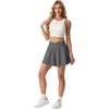 image:imagePrinStory Athletic Shorts for Women Flowy 2 in 1 Running Shorts 6 XSXLDark Gray