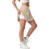 image:imagePrinStory Athletic Shorts for Women Flowy 2 in 1 Running Shorts 6 XSXLKhaki