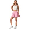 image:imagePrinStory Athletic Shorts for Women Flowy 2 in 1 Running Shorts 6 XSXLPink