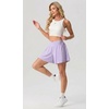 image:imagePrinStory Athletic Shorts for Women Flowy 2 in 1 Running Shorts 6 XSXLPurple