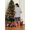 image:imagePrinStory Couples Pajamas Set Shirts and Shorts Summer Comfy Lounge FamilyChristmas Snowman
