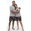 image:imagePrinStory Couples Pajamas Set Shirts and Shorts Summer Comfy Lounge FamilyChristmas Snowman