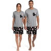 image:imagePrinStory Couples Pajamas Set Shirts and Shorts Summer Comfy Lounge FamilyChristmas Snowman