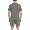 image:imagePrinStory Couples Pajamas Set Shirts and Shorts Summer Comfy Lounge FamilyDark Gray