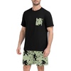 image:imagePrinStory Couples Pajamas Set Shirts and Shorts Summer Comfy Lounge FamilyFp Apricot Ape Man