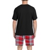 image:imagePrinStory Couples Pajamas Set Shirts and Shorts Summer Comfy Lounge FamilyFp Red White Plaid