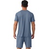 image:imagePrinStory Mens Pajamas Set 2 Piece Summer Pjs Set S3XLGray Blue