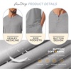 image:imagePrinStory Mens Pajamas Set 2 Piece Summer Pjs Set S3XLLight Gray