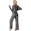 image:imagePrinStory Womens Ribbed Pajama Sets Winter Pjs 2 Piece Lounge SetFpblack W Butterfly