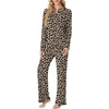 image:imagePrinStory Womens Ribbed Pajama Sets Winter Pjs 2 Piece Lounge SetFpleopard Khaki