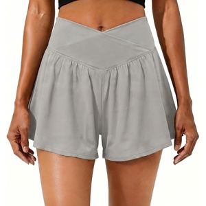 image:imagePrinStory Athletic Shorts for Women Flowy 2 in 1 Running Shorts 6 XSXLLight Gray
