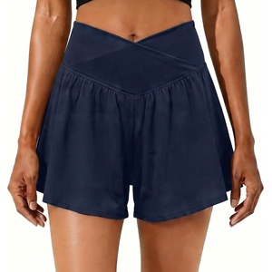 image:imagePrinStory Athletic Shorts for Women Flowy 2 in 1 Running Shorts 6 XSXLNavy Blue