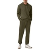 image:imagePrinStory Mens Tracksuit Hoodie Sweatsuits Jogging Suits Casual OutfitsArmy Green