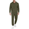 image:imagePrinStory Mens Tracksuit Hoodie Sweatsuits Jogging Suits Casual OutfitsArmy Green
