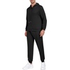 image:imagePrinStory Mens Tracksuit Hoodie Sweatsuits Jogging Suits Casual OutfitsBlack