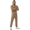 image:imagePrinStory Mens Tracksuit Hoodie Sweatsuits Jogging Suits Casual OutfitsDark Khaki