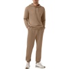 image:imagePrinStory Mens Tracksuit Hoodie Sweatsuits Jogging Suits Casual OutfitsDark Khaki