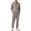 image:imagePrinStory Mens Tracksuit Hoodie Sweatsuits Jogging Suits Casual OutfitsLight Gray