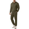 image:imagePrinStory Mens Tracksuit Hoodie Sweatsuits Jogging Suits Casual OutfitsArmy Green