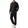 image:imagePrinStory Mens Tracksuit Hoodie Sweatsuits Jogging Suits Casual OutfitsBlack