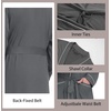 image:imagePrinStory Mens Lightweight Robe Soft Knit Kimono Long Bathrobe LoungewearDark Gray