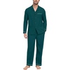 image:imagePrinStory Mens Pajamas Set Long Sleeve Button Down Sleepwear Pjs S2XL1christmas Green