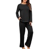 image:imagePrinStory Womens Pajama Sets 2026 Lounge Sets 2 Piece Pjs S2XLBlack
