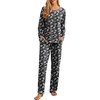 image:imagePrinStory Womens Pajama Sets 2026 Lounge Sets 2 Piece Pjs S2XLBlack Silver