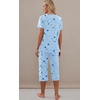 image:imagePrinStory Womens Pajama Sets Capri Pjs Soft Lounge Sets S4XLBlue Star