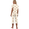 image:imagePrinStory Womens Pajama Sets Capri Pjs Soft Lounge Sets S4XLFpapricot Bear