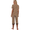 image:imagePrinStory Womens Pajama Sets Capri Pjs Soft Lounge Sets S4XLFpapricot Ld Print