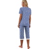 image:imagePrinStory Womens Pajama Sets Capri Pjs Soft Lounge Sets S4XLFpblue Gold Spot