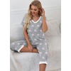 image:imagePrinStory Womens Pajama Sets Capri Pjs Soft Lounge Sets S4XLFppink Star