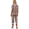 image:imagePrinStory Womens Pajama Sets Capri Pjs Soft Lounge Sets S4XLFppl Orange Paisley