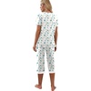 image:imagePrinStory Womens Pajama Sets Capri Pjs Soft Lounge Sets S4XLFpwhite Color Block